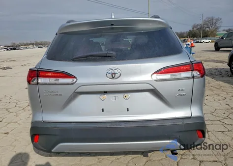 2023 Toyota Corolla Cross Le z USA, uszkodzony, nr VIN 7MUBAABG4PV074735